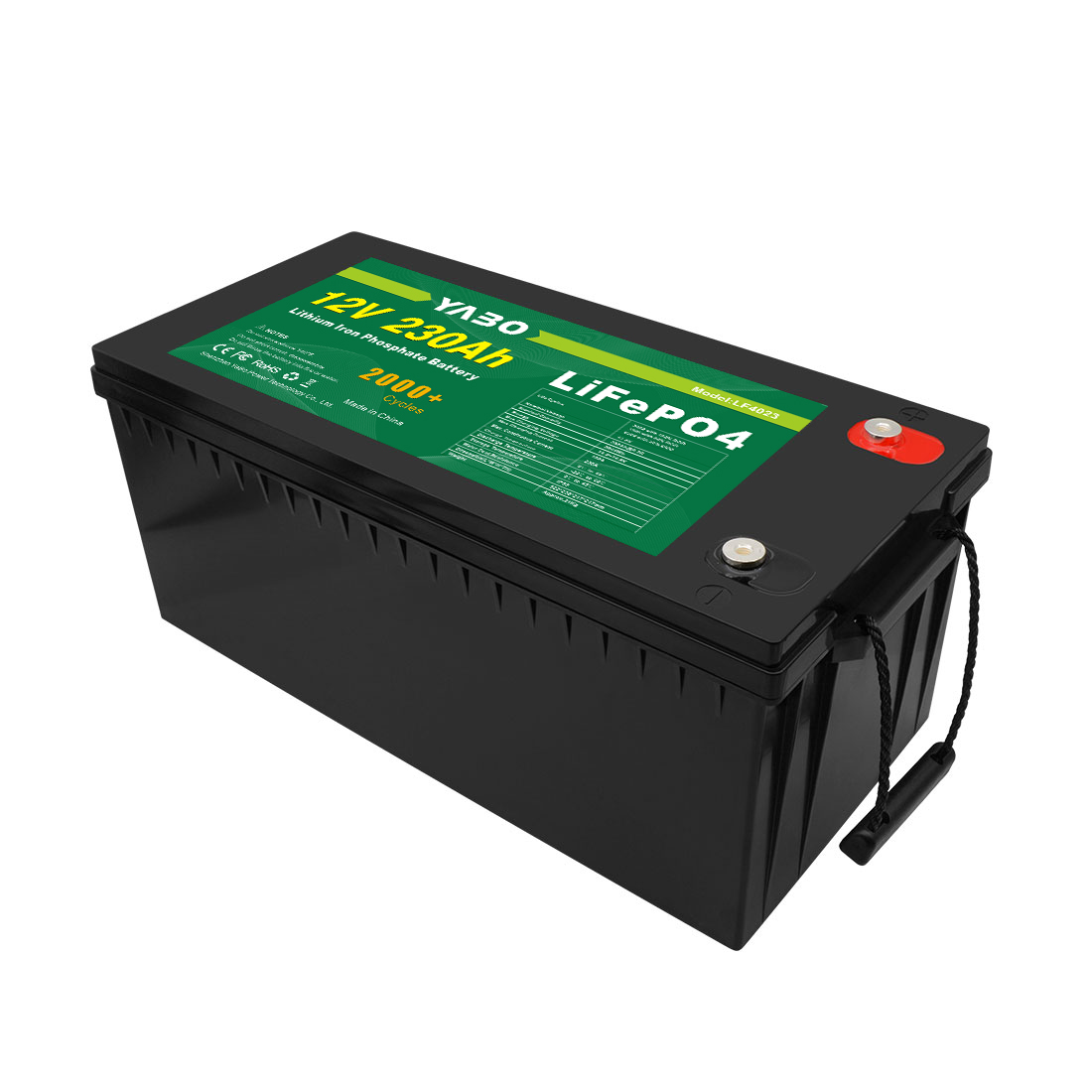 12V cylindrical LiFePO4 battery Boating LiFePO4 solutions 12V 230Ah